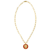 Passion Lion Charm in Yellow Gold