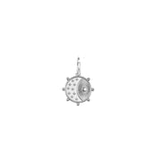 Black Bee Necklace in Sterling Silver
